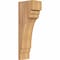 Ekena Millwork Pescadero Smooth Corbel, Western Red Cedar, 5 1/2"W x 8"D x 24"H COR06X08X24PEC00SWR - alternate 1